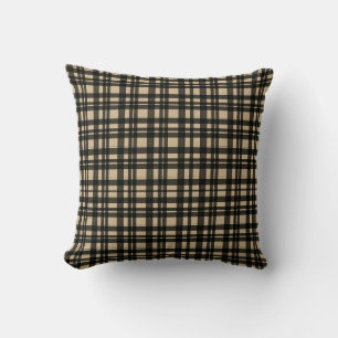 Almohada de lanzamiento de tartán – Patrón de cuad