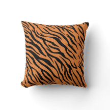 Almohada de lanzamiento de tigre 16" x 16"