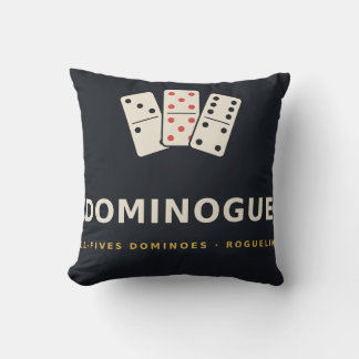 Almohada de lanzamiento de título de DominoGue