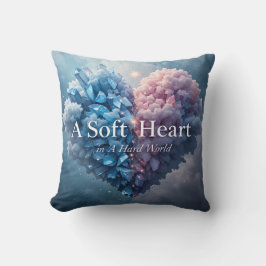 Almohada de lanzamiento de Un Corazón Suave en un 