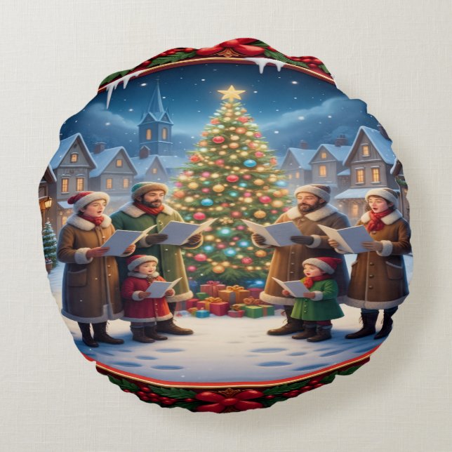 Almohada de lanzamiento de vacaciones (Reverso)