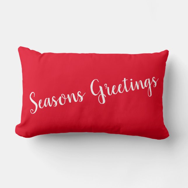 Almohada de lanzamiento de vacaciones (Anverso)