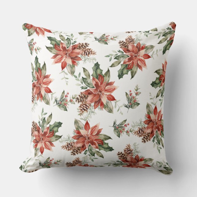 Almohada de lanzamiento de vacaciones de invierno (Anverso)