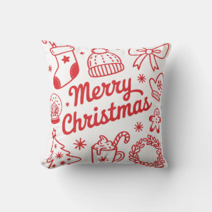 Almohada de lanzamiento de vacaciones de Navidad r