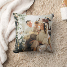 Almohada de lanzamiento de vacaciones familiares p