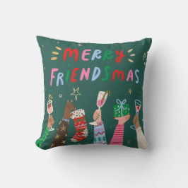 Almohada de lanzamiento de vacaciones Merry Friend