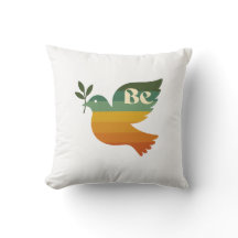 Almohada de lanzamiento de vacaciones retro Boho B