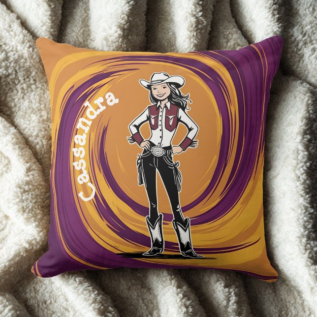 Almohada de lanzamiento de vaquera (Subido por el creador)