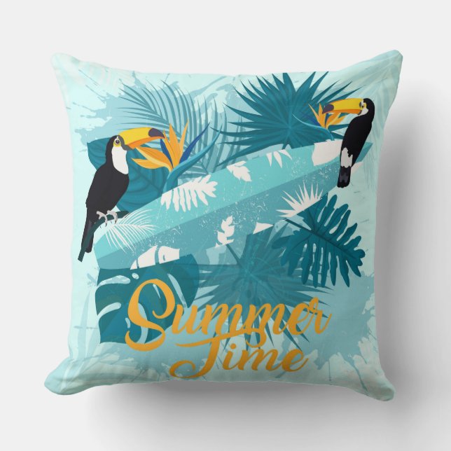 Almohada de lanzamiento de verano (Anverso)