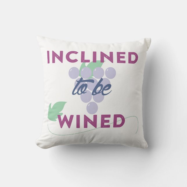 almohada de lanzamiento de vino (Anverso)
