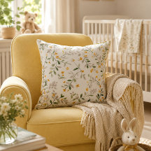 Almohada de lanzamiento de vivero floral botánico