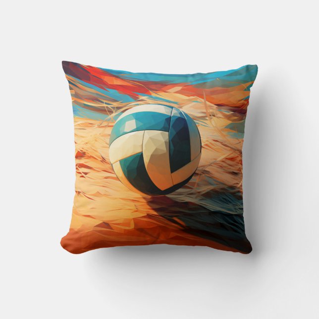 Almohada de lanzamiento de voleibol de playa (Anverso)