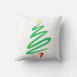 Almohada de lanzamiento del árbol de Navidad