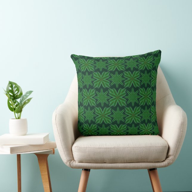 Almohada de lanzamiento del bosque de copos de nie (Silla)