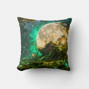 Almohada de lanzamiento del bosque lunar de fantas