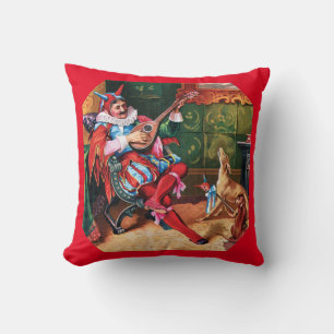 Almohada de lanzamiento del bufón favorito del rey