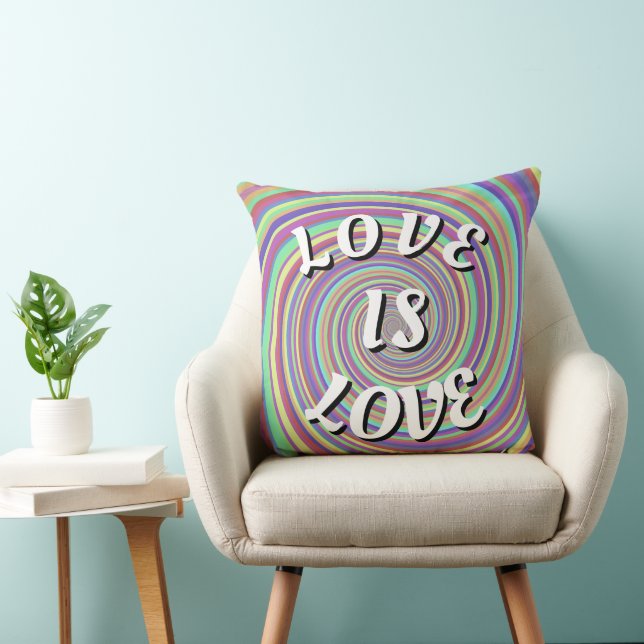 Almohada de lanzamiento del Orgullo de Amor es Amo (Silla)