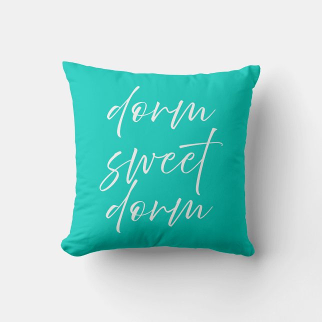 Almohada de lanzamiento Dorm Sweet Dorm | Dormitor (Anverso)