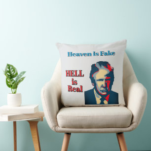 Almohada de lanzamiento El infierno es real
