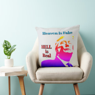 Almohada de lanzamiento El infierno es real