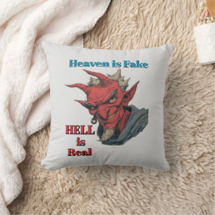 Almohada de lanzamiento El infierno es real
