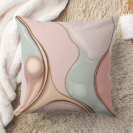 Almohada de lanzamiento en gráfico abstracto elega