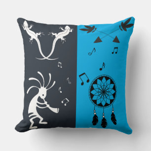 Almohada de lanzamiento estilo nativo americano Ko
