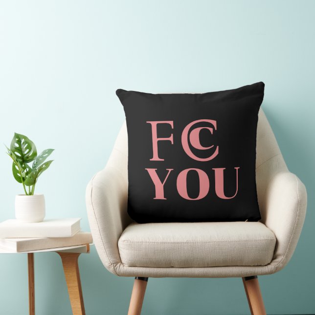 Almohada de lanzamiento "FCC YOU" (Silla)