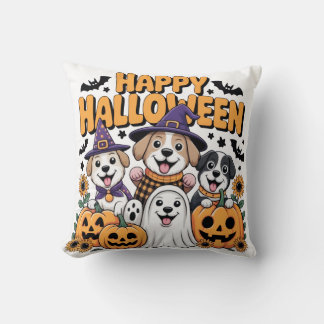 Almohada de lanzamiento Feliz Halloween