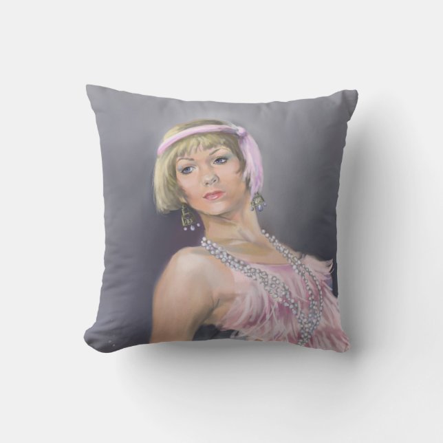 Almohada de lanzamiento Flapper de primavera (Anverso)