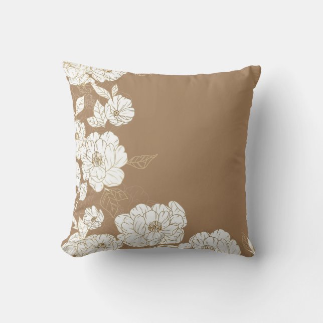 Almohada de lanzamiento floral (Anverso)