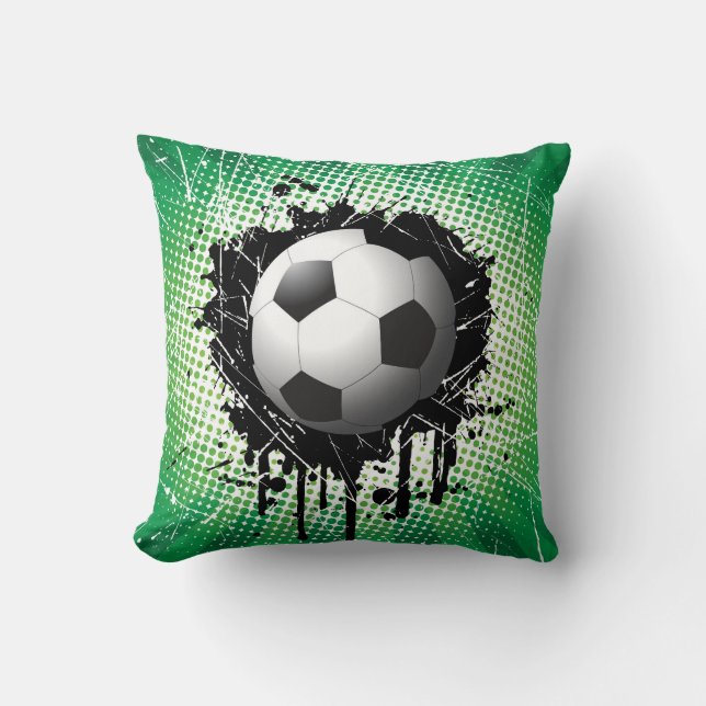 Almohada de lanzamiento-Fútbol (Anverso)
