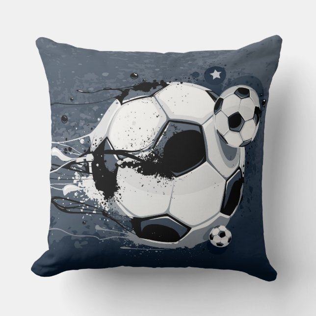 Almohada de lanzamiento-Fútbol (Anverso)