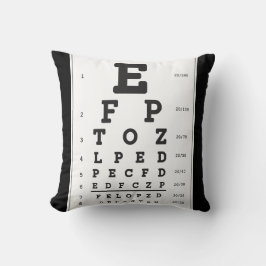 Almohada de lanzamiento gráfico de ojo