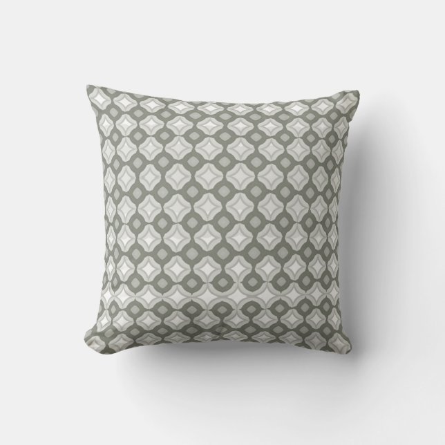 Almohada de lanzamiento Gris Sable (Anverso)