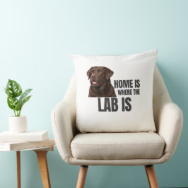 Almohada de lanzamiento 'Hogar es donde está el La