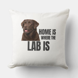 Almohada de lanzamiento 'Hogar es donde está el La