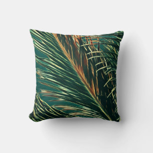 Almohada de lanzamiento impresionante hoja de palm
