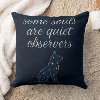 Almohada de lanzamiento índigo celestial de la con