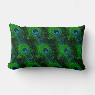 Almohada de lanzamiento interior - Plumas de pavo