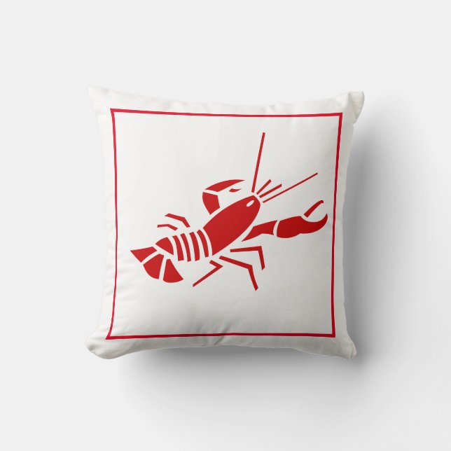 Almohada de lanzamiento Langosta (Anverso)