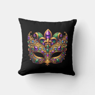 Almohada de lanzamiento Mardi Gras
