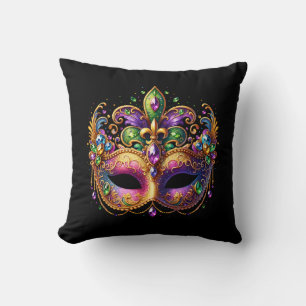 Almohada de lanzamiento Mardi Gras