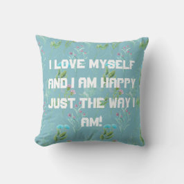 Almohada de lanzamiento 'Me amo a mí mismo'