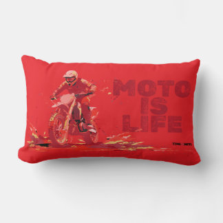 Almohada de lanzamiento Moto es vida