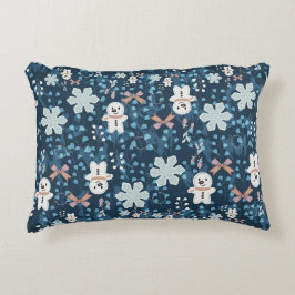 Almohada de lanzamiento navideña caprichosa y acog