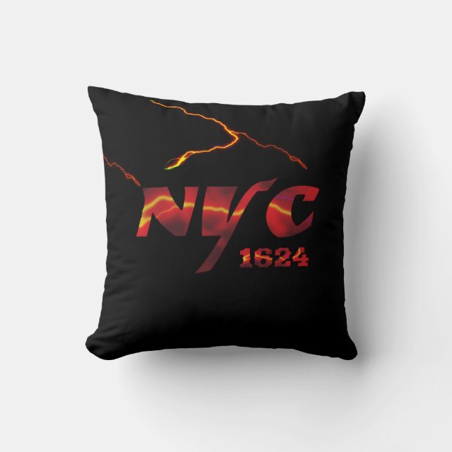 Almohada de lanzamiento NYC 1624 (Anverso)