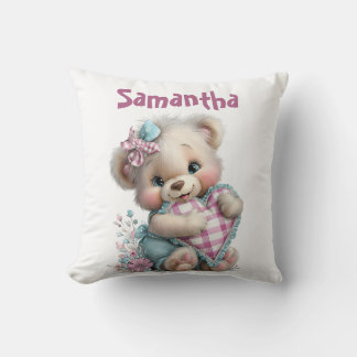 Almohada de lanzamiento Oso de peluche Baby Shower