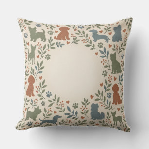 Almohada de lanzamiento para amante de mascotas, P