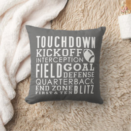 Almohada de lanzamiento para fanático del fútbol a